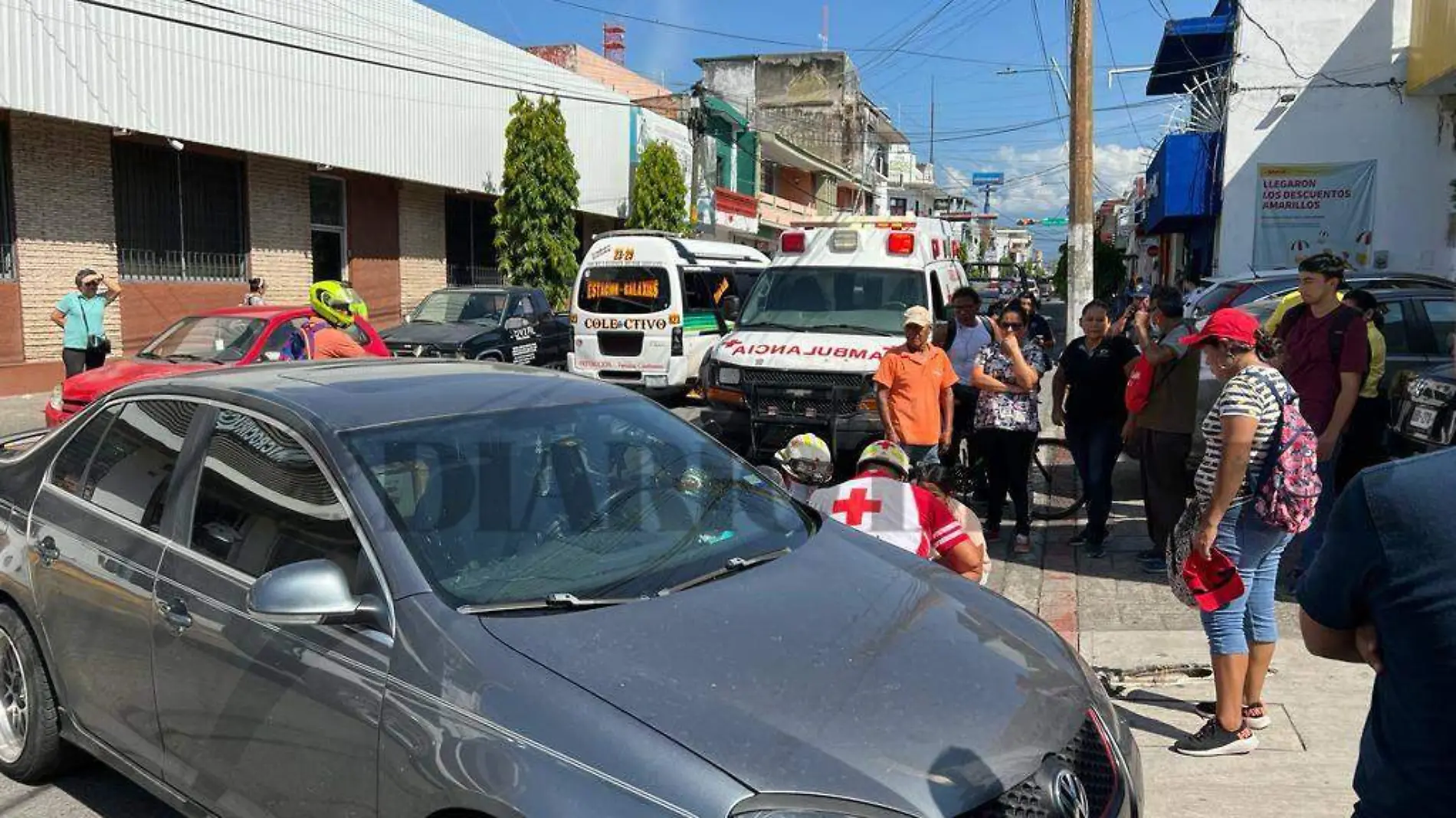 accidente en la central